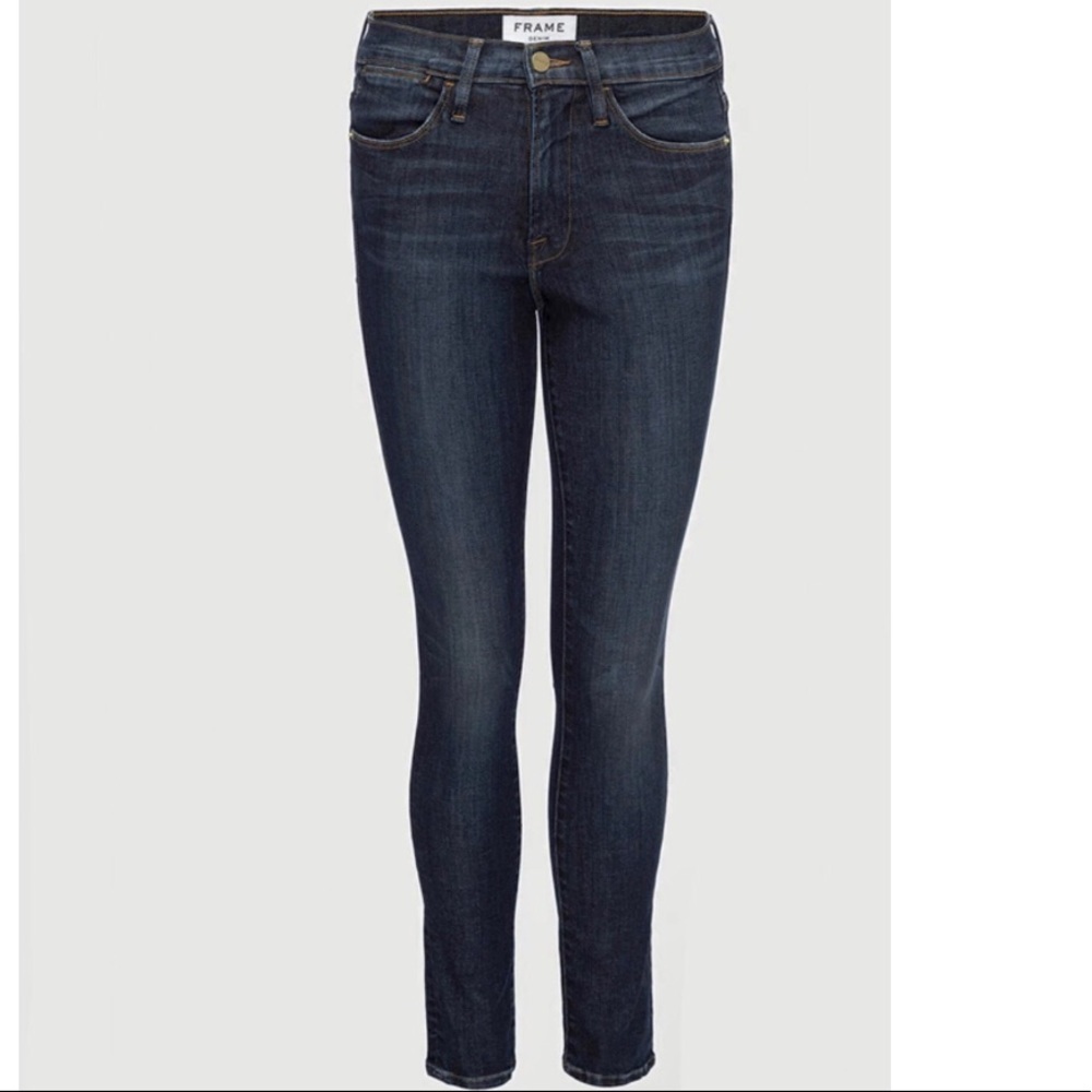 FRAME LE HIGH SKINNY JEANS
